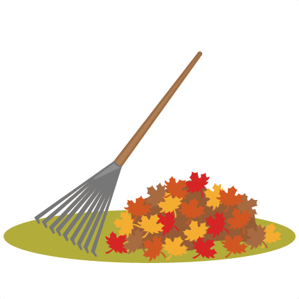 rake and leaves
